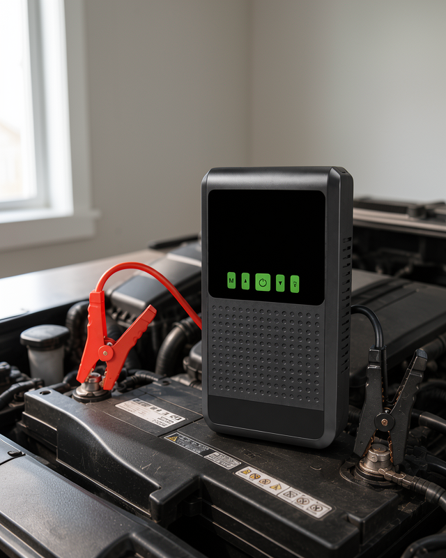 Yeni Nesil 4’ü 1 Arada Powerbank, Hava Kompresörü, Jump Starter ve LED Fener