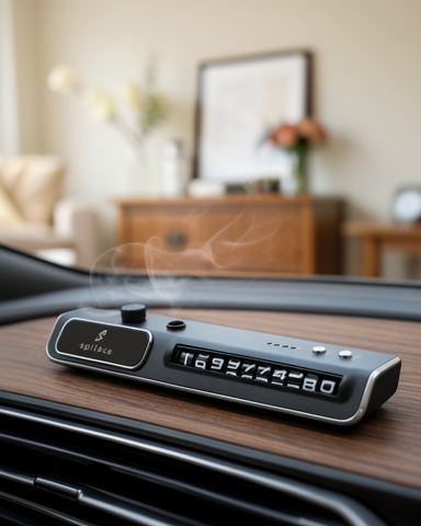 Yeni Nesil LED Işıklı Telefon Numarası Gösterme Aparatı ve Araç Ön Cam Nemlendirici