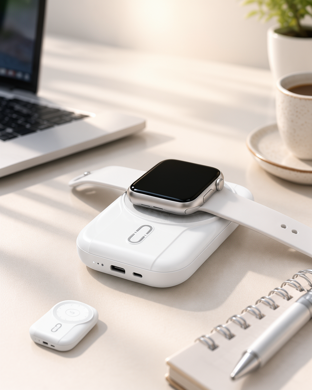 Yeni Nesil 10000 mAh Taşınabilir Powerbank, Kablosuz ve Kablolu Şarj Desteği