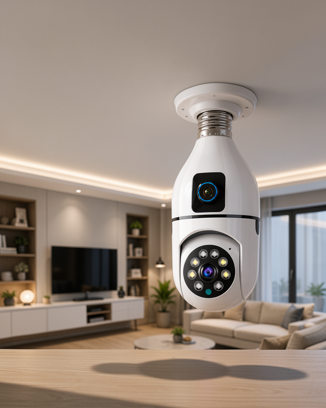 Yeni Nesil Tak Çalıştır Ampul Kamera – Kablosuz Full HD 1080P Güvenlik Çözümü