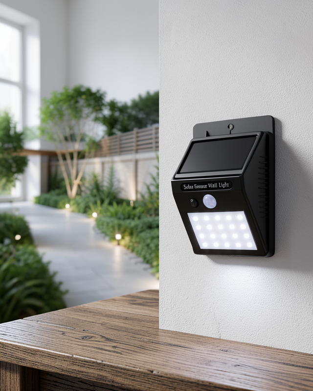 Yeni Nesil Kablosuz Solar LED Lamba | Bahçe, Veranda, Merdiven Işığı, Otomatik Sensörlü