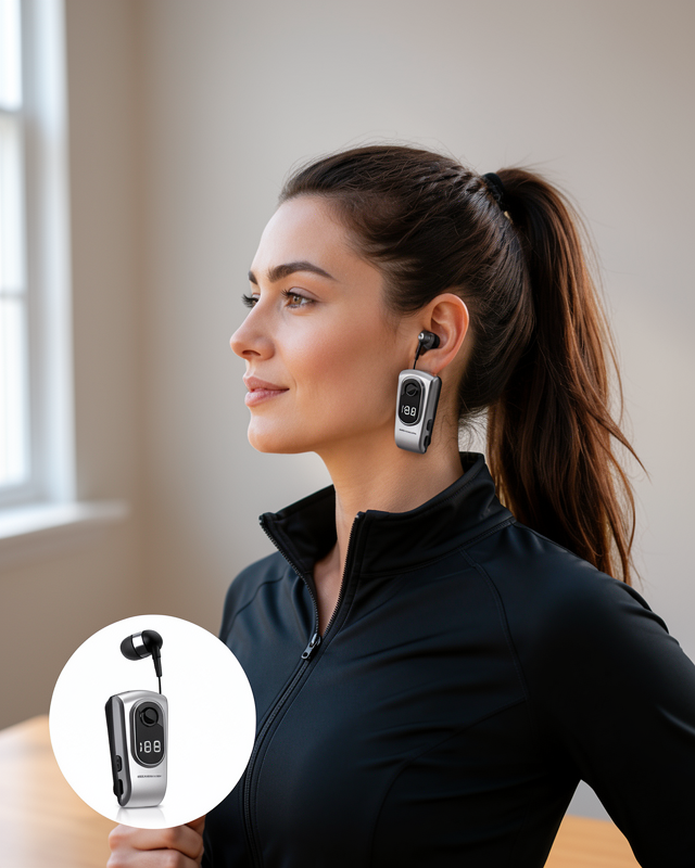 Uzun Pil Ömrü ve Dijital Ekran ile Titreşimli Bluetooth Kulaklık Yeni Nesil