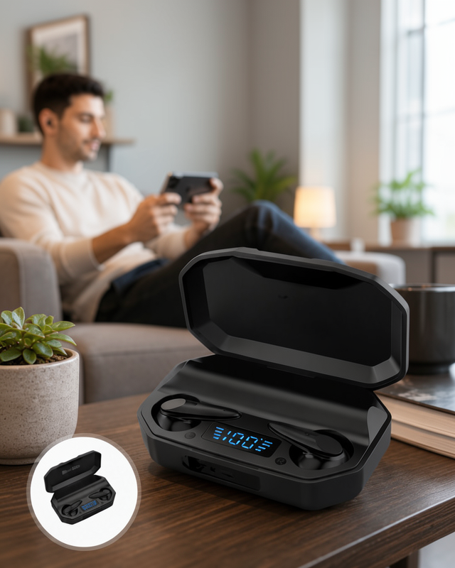 Bluetooth Kulak İçi Kulaklık G30 Rgb Işıklı Çift Mikrofonlu iOS/Android Uyumlu BT 5.2