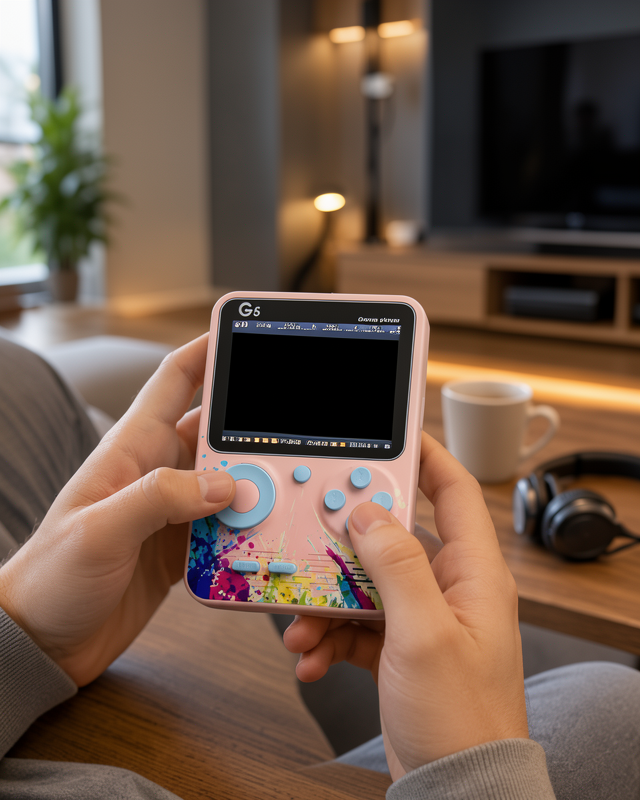 Yeni Nesil Game Box Mini 500 Adet Retro Oyun Taşınabilir Konsolu