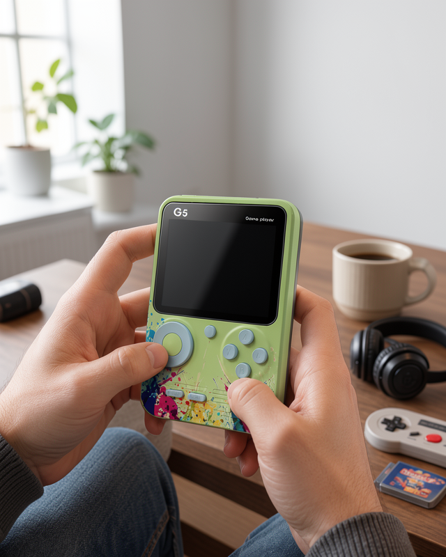 Yeni Nesil G5 Game Box Retro Mini Oyun Konsolu – 500 Oyun