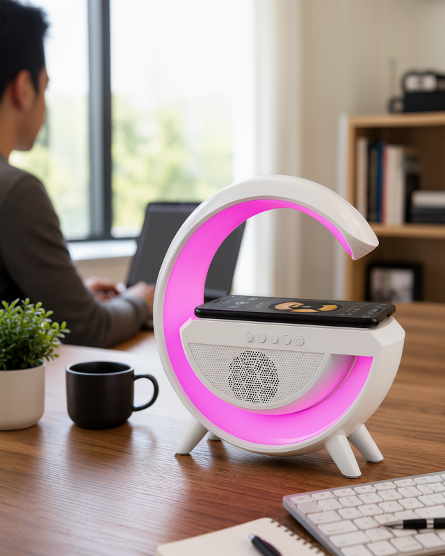 G Şeklinde Powerbankli Taşınabilir Yeni Nesil Bluetooth Hoparlör Speaker 5.0
