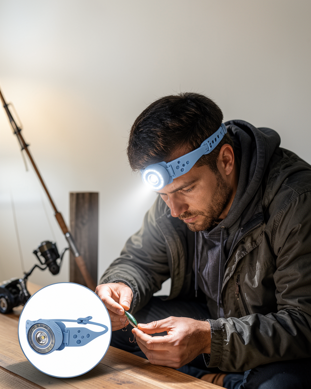 Su Geçirmez Çok Modlu LED Yeni Nesil Kampçı Kafa Lambası