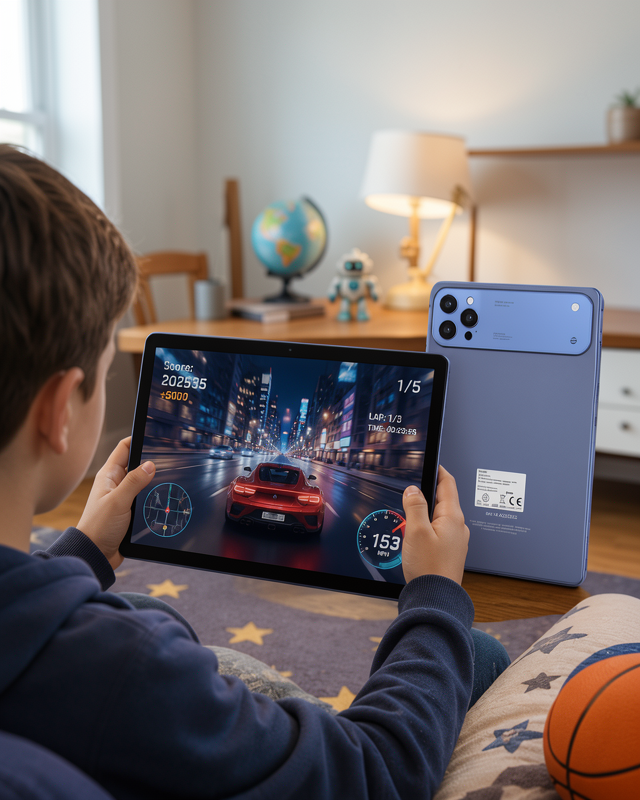Yeni Nesil 10.1 İnç Tablet, 6800 mAh Batarya ve Çift Hoparlör