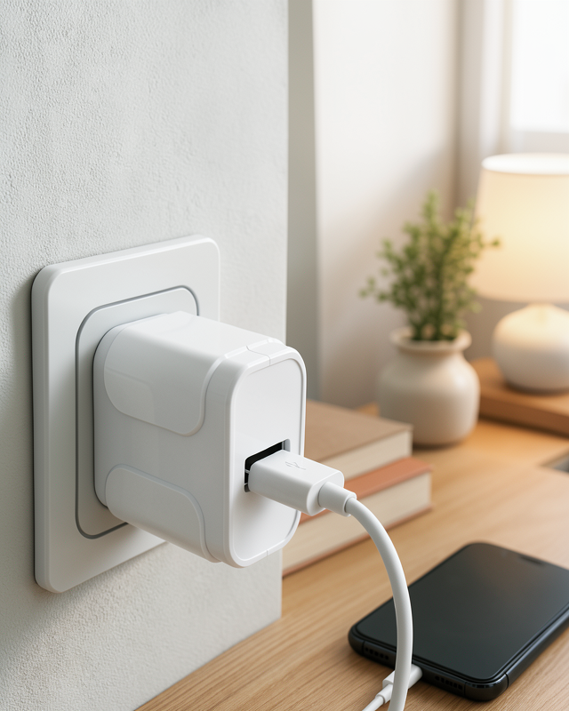 12W Güç Çıkışı Olan Akıllı Güvenlikli USB Şarj Adaptörü