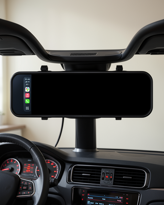 Çift Kameralı Ayna Carplay Araç İçi Multimedya Ekranı