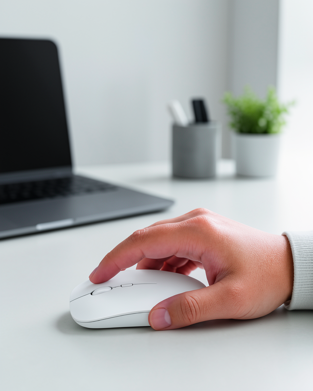 Bluetooth Çift Modlu Sessiz Yüksek Hassasiyetli Şarjlı Wireless Mouse