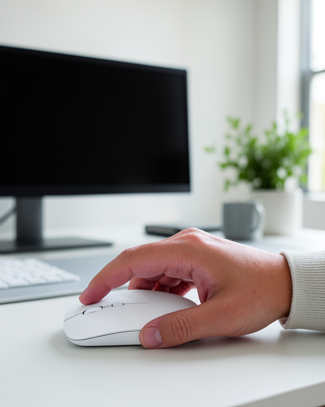 Ergonomik Wireless Fare Kablosuz Bluetooth Oyuncu Mouse Sessiz Tıklama