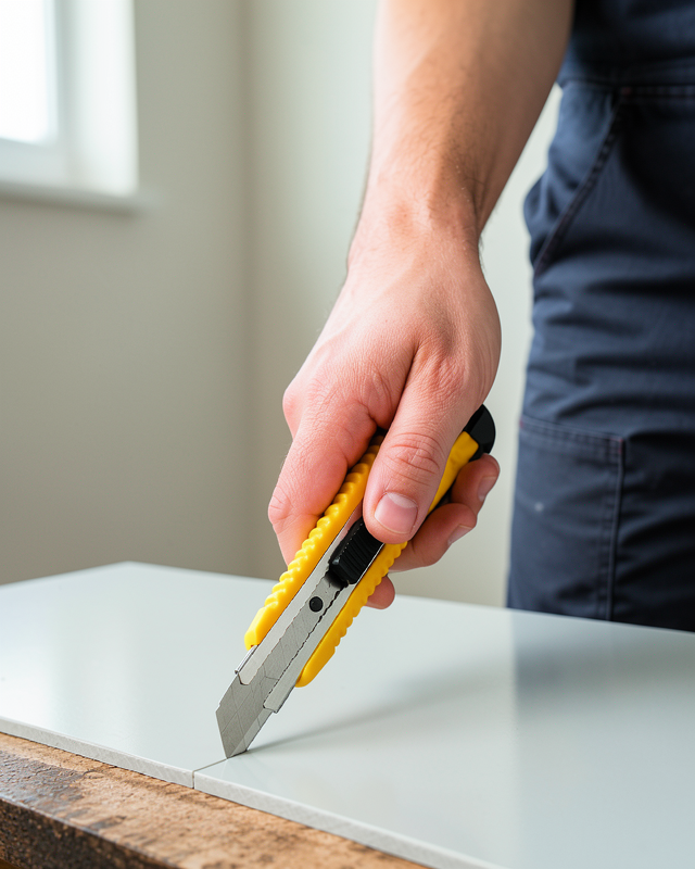 Ergonomik Saplı 5’li Çok Amaçlı Metal Falçata Seti Kesici Maket Bıçağı
