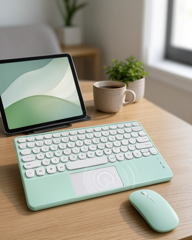 Yeni Nesil 10.8 Inç Profesyonel Wifi Q Klavye Bluetooth Klavye Touchpad