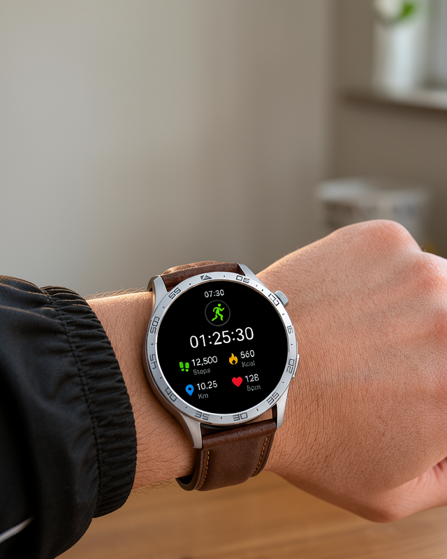 Günlük Yaşam ve Spor Takibi için Bluetooth Bağlantılı Akıllı Saat