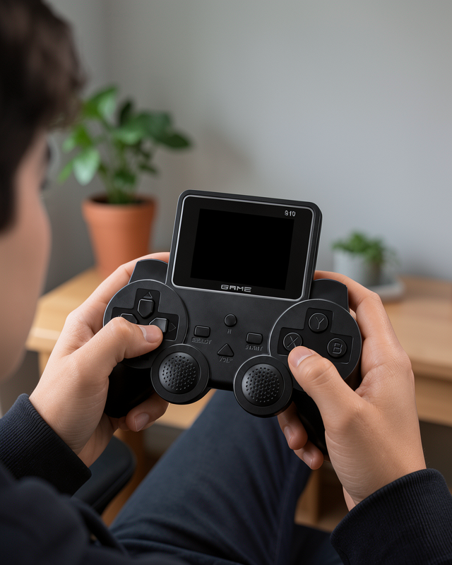 Şarjlı Gamepad ile TV Bağlantılı 520 Oyunlu Taşınabilir El Oyun Konsolu
