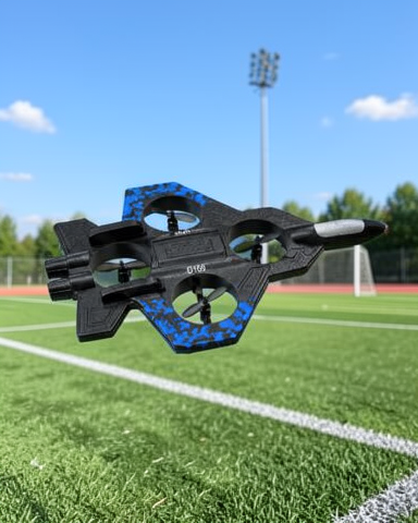 Savaş Uçağı Tasarımlı Drone 2.4G Uzaktan Kumandalı 360° Takla Jiroskop Tek Tuş