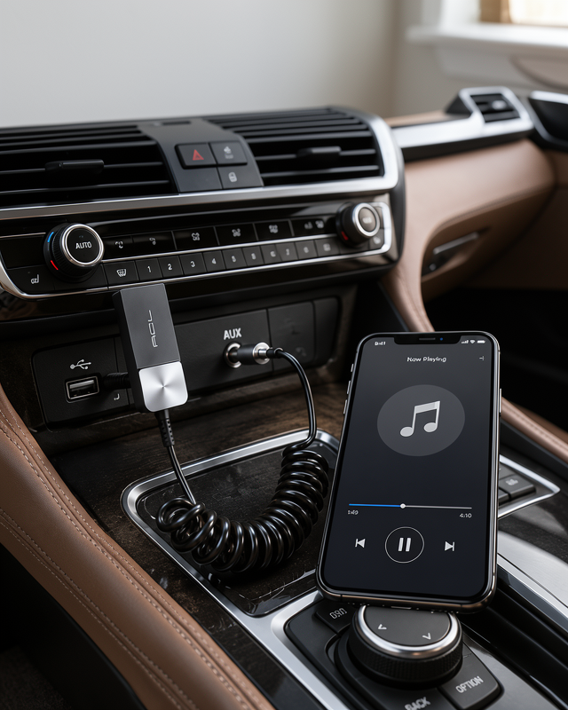 Kablosuz Ses Aktarım Cihazı USB AUX Bluetooth Adaptörü