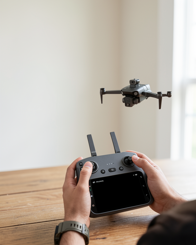 Havadan Fotoğraf ve Video Çekimi için GPS Destekli Çift Kameralı Katlanabilir Drone