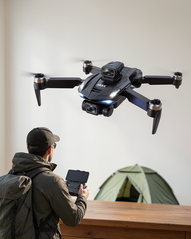 Uzaktan Kumandalı Çift Kameralı Drone ile Canlı Görüntü Aktarımı