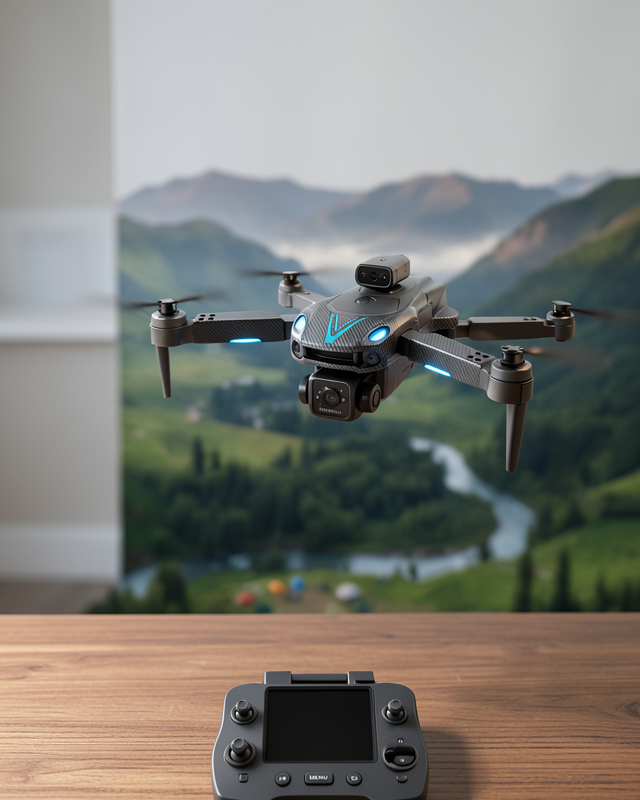 Çift Kameralı Uzaktan Kumandalı Hobi ve Fotoğraf Drone'u