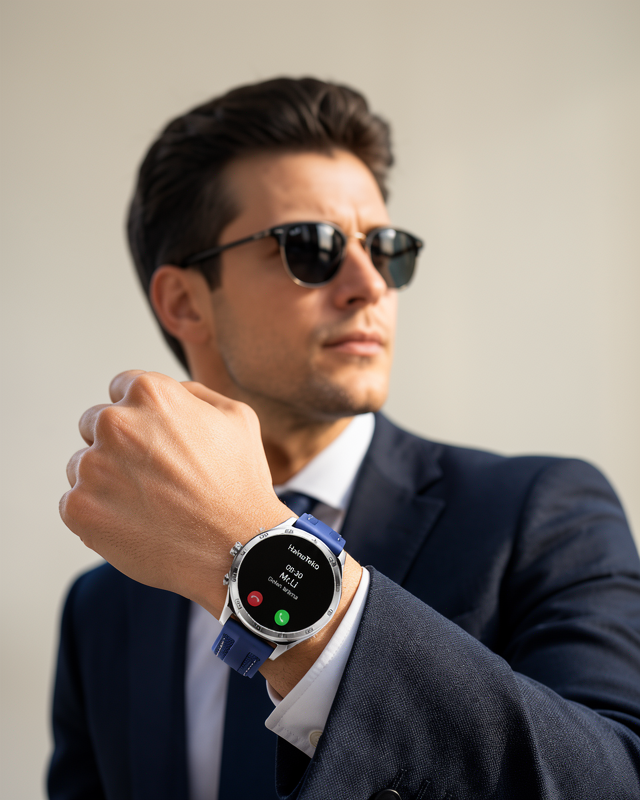 Uzun Pil Ömrüne Sahip Bluetooth Arama Destekli 3 Kordonlu Akıllı Saat