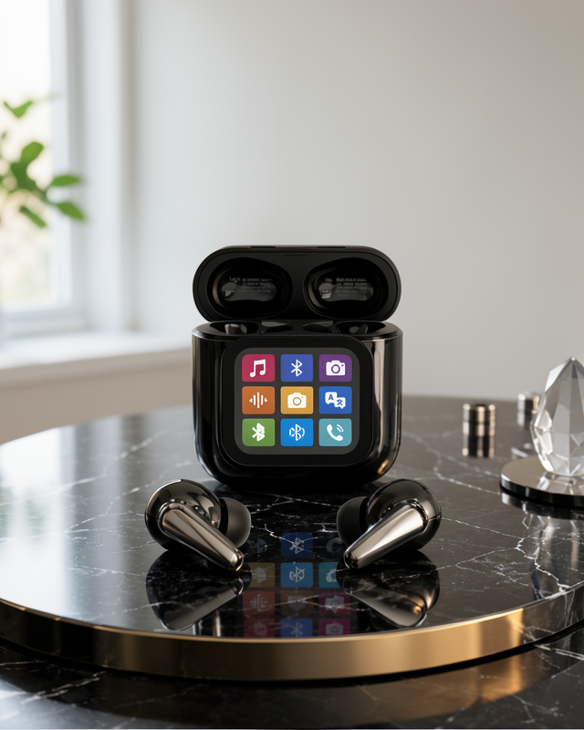 Akıllı Dokunmatik Kontrol Özellikli AI Bluetooth Kulaklık