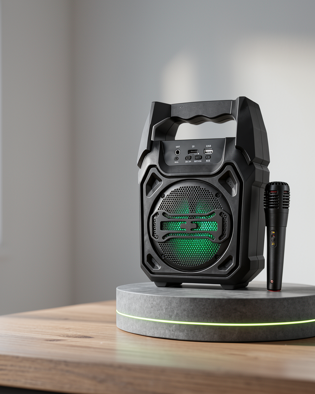 Bluetooth Karaoke Hoparlörü 10W Güçlü Ses Performansı ile