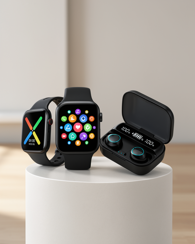 Bluetooth Kulaklık ANC Özellikli ve Uzun Pil Ömrü ile Akıllı Saat