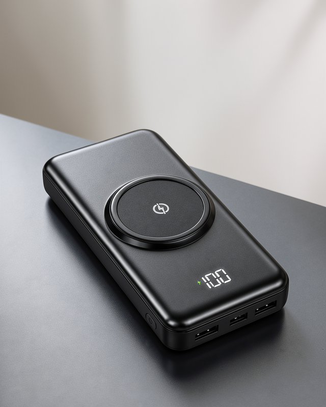 Dijital Göstergeli 10.000 Mah 4 Portlu Hızlı Şarj Powerbank