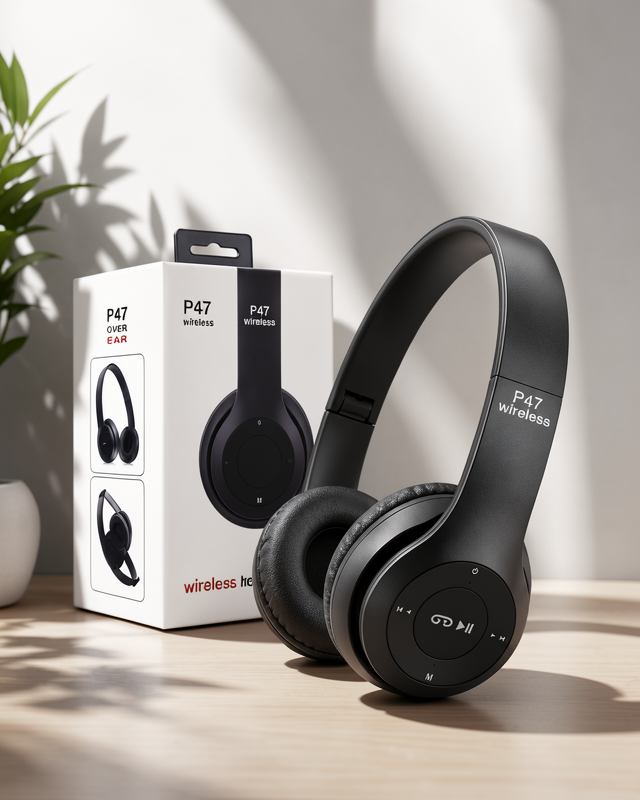 Kulak Üstü TF Kart ve AUX Destekli Ergonomik Bluetooth Kulaklık