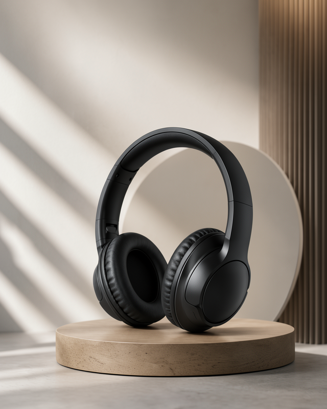 Mikrofonlu Kablosuz Kulaklık 5.0 Bluetooth ANC Özellikli Kulak Üstü
