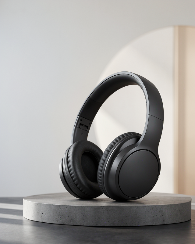 Ayarlanabilir Uzun Pil Ömrü ile Kablosuz 5.0 Bluetooth Kulak Üstü Kulaklık