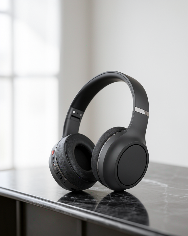 Ayarlanabilir Gürültü Önleyici Kablosuz Bluetooth Kulaklık Kulak Üstü