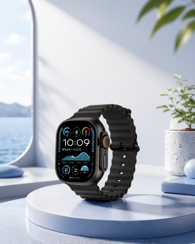 Nabız Ölçer, Sesli Görüşme Özellikli Bluetooth Akıllı Saat, NFC ve GPS Uyumlu