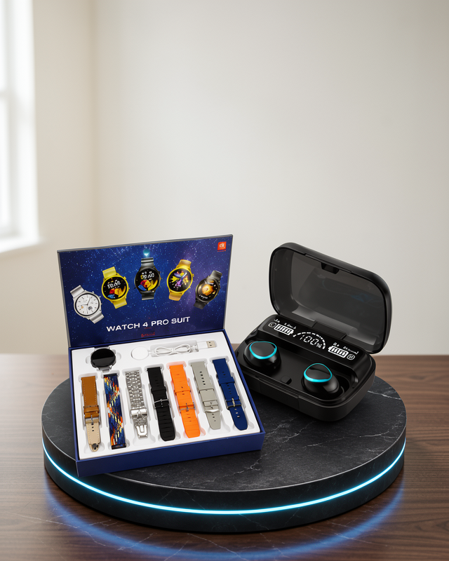 Yeni Nesil 7 Kordonlu Akıllı Saat ve ANC Özellikli Kablosuz Bluetooth Kulaklık