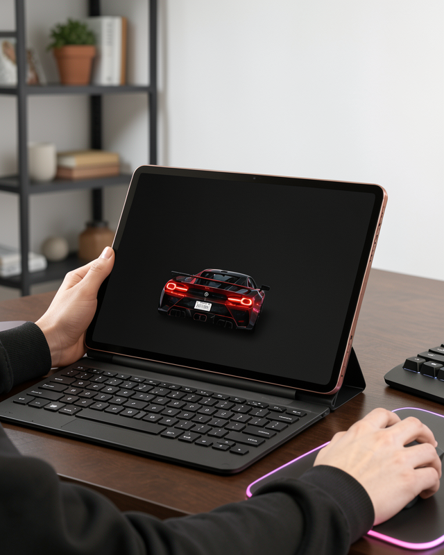 Dokunmatik Kalem ve Kılıf ile Klavyeli Tablet Bilgisayar Seti