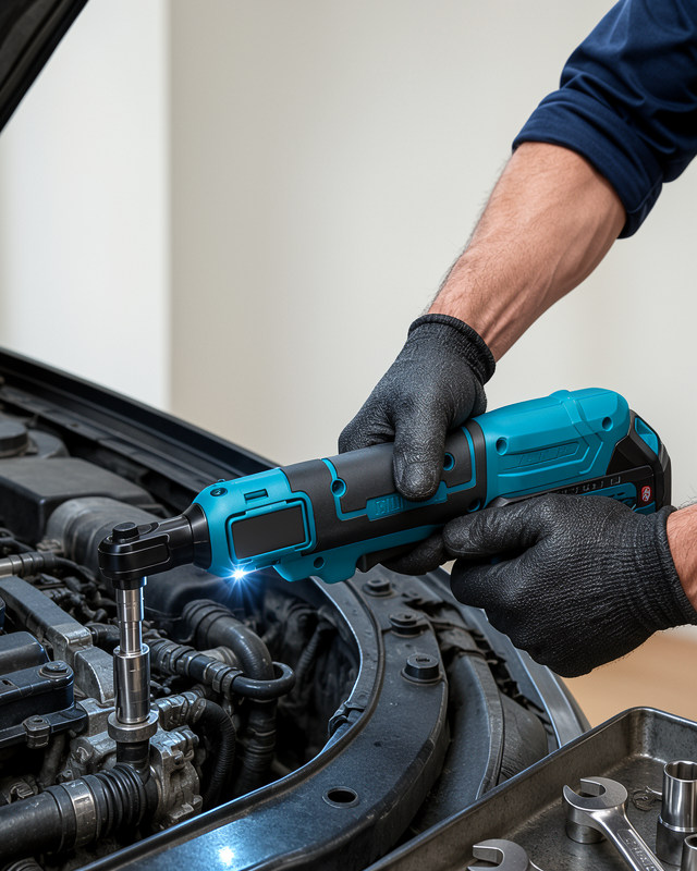 21V Ergonomik Cırcır Sistemli Akülü Somun Sıkma Anahtarı