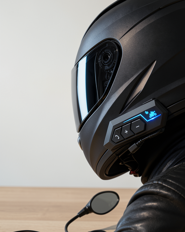 Kablosuz Sürüş Intercomu Mikrofonlu Bluetooth Motosiklet Kask Kulaklığı