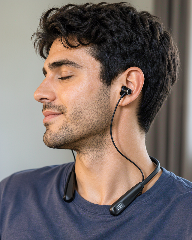 Düşük Gecikmeli Manyetik Tasarıma Sahip Bluetooth 5.3 Boyun Askılı Kulaklık