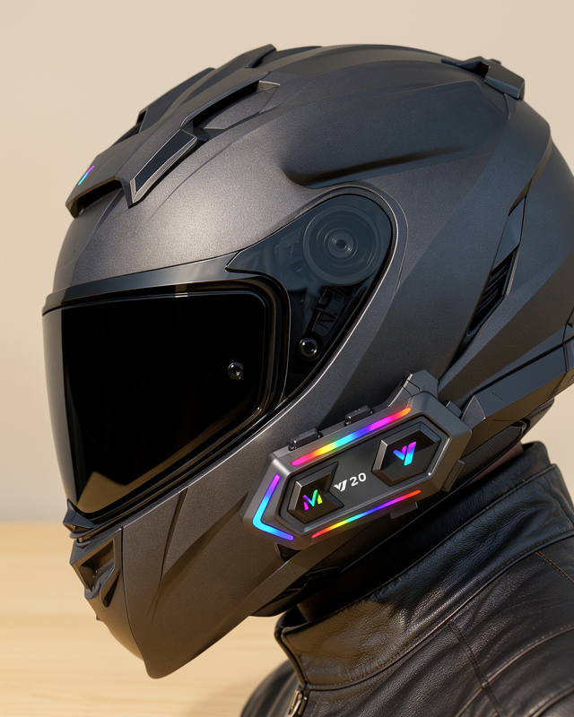 Kask İçi Intercom Kulaklık 6. Bluetooth 5.3 IPX6 Suya Dayanıklı Tasarım