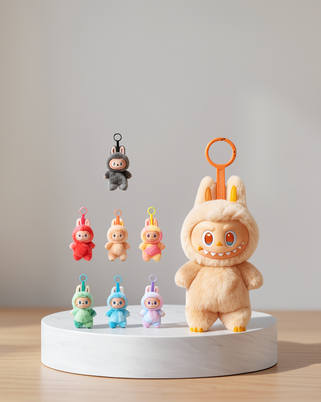 Labubu Yumuşak Dekoratif Figür – 20 cm Koleksiyonluk Peluş Oyuncak