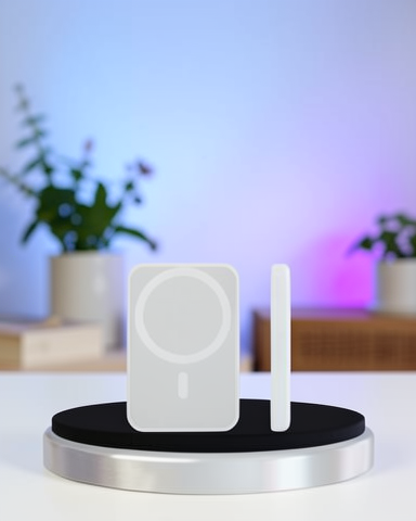 Isı Dağılımlı, 10000 mAh Kablosuz MagSafe Powerbank, iPhone Uyumlu