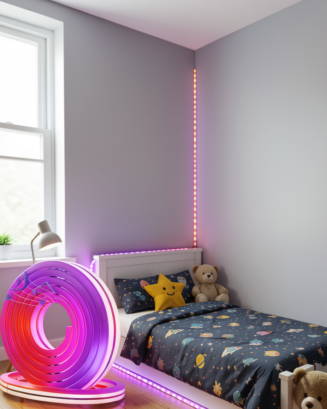 RGB Neon Led Şerit 16 Milyon Renk USB Su Geçirmez İç Dış Mekan