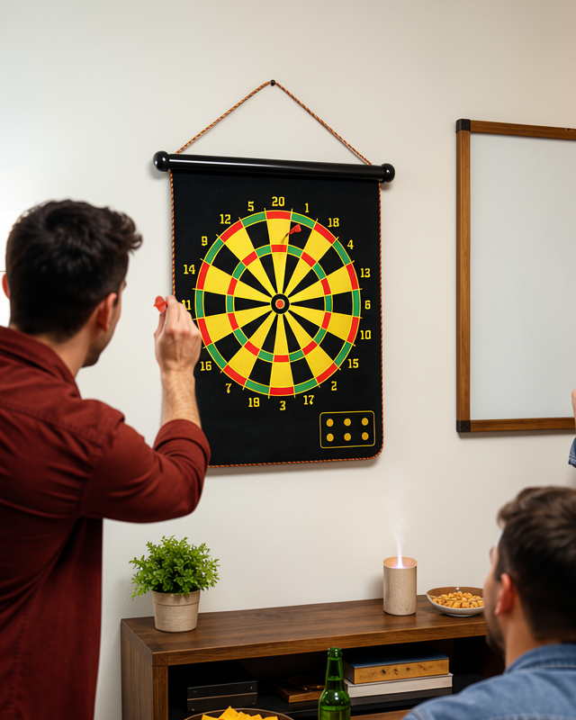 Manyetik Dart Seti Katlanabilir 6 Ok Güvenli Çocuk Oyuncağı