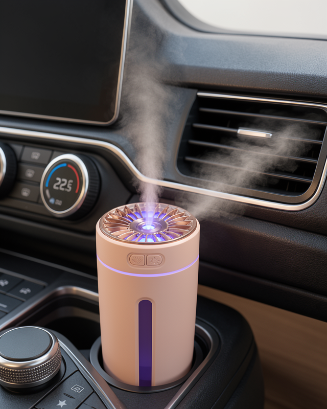 0618 Nemlendirici 300 ml su tankı RGB ışık aroma difüzörü