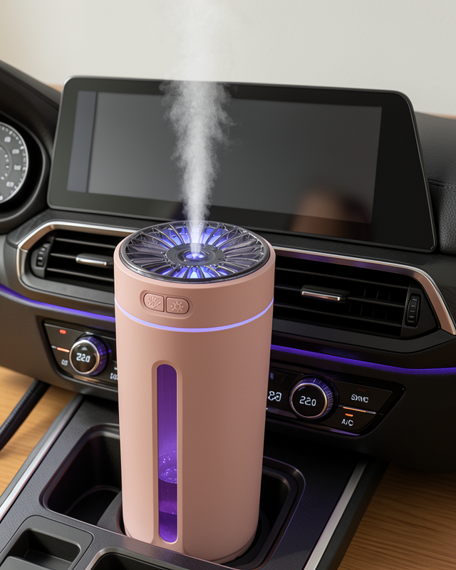 Ultra Sessiz Hava Nemlendirici 300 ml USB Şarjlı Aroma Difüzörü