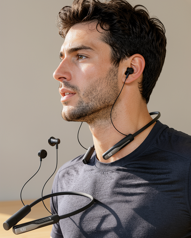 Kablosuz Neckband Kulaklık Bluetooth 5.4 Manyetik Tasarımlı 1000 mAh