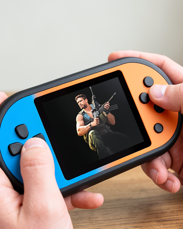 Mario Mini El Konsolu 500 Oyunlu HD Ekranlı Taşınabilir Oyun Cihazı