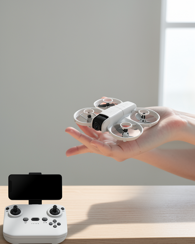 Uzaktan Kumandalı Mini Drone HD Kamera LED Işıklı Tasarım